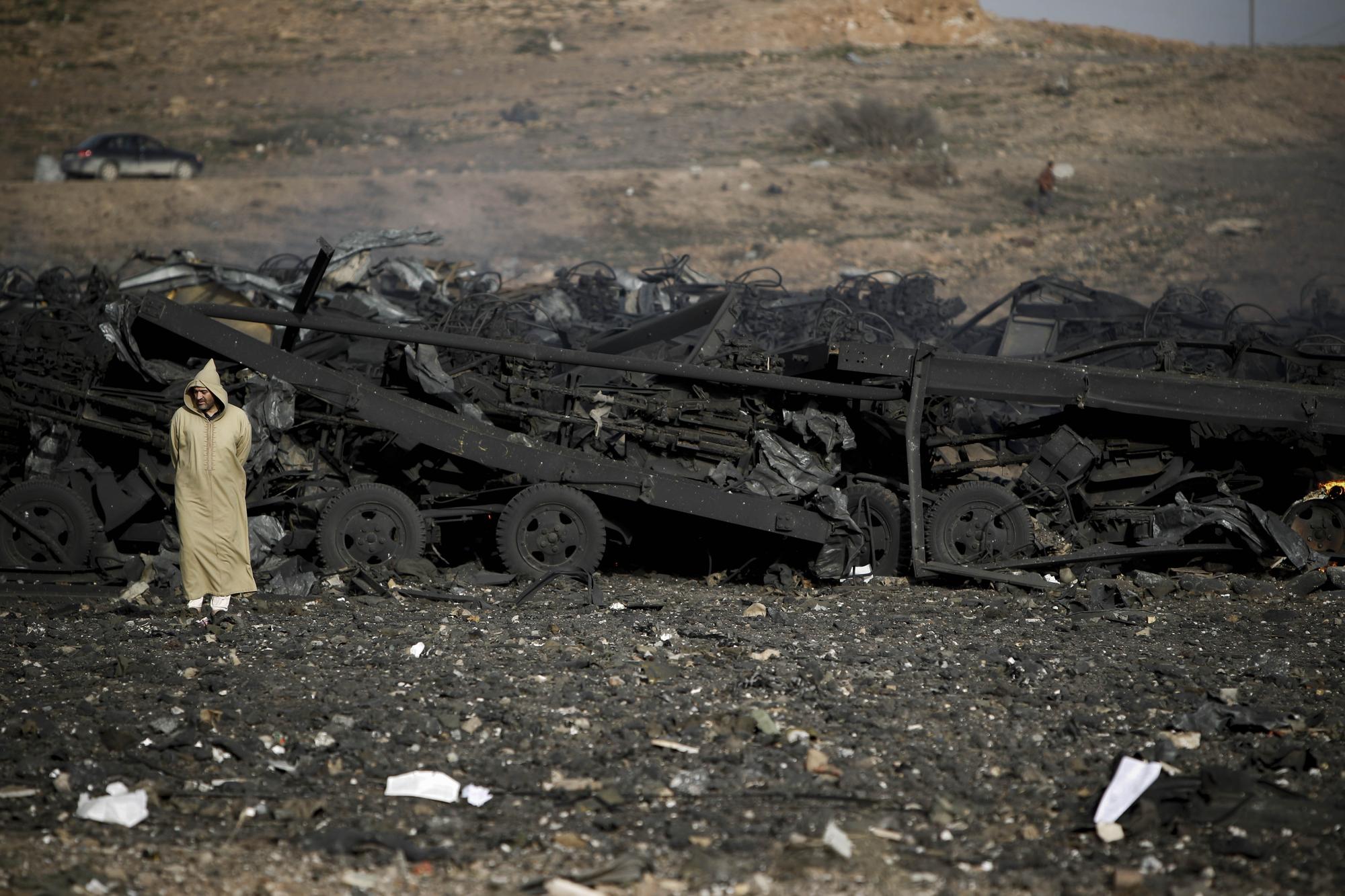 Benghazi a été le théâtre d'explosions massives. [KEYSTONE - Tara Todras-Whitehill]