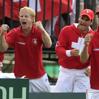 La Suisse retrouve l'élite en Coupe Davis. [Rick Rycroft]
