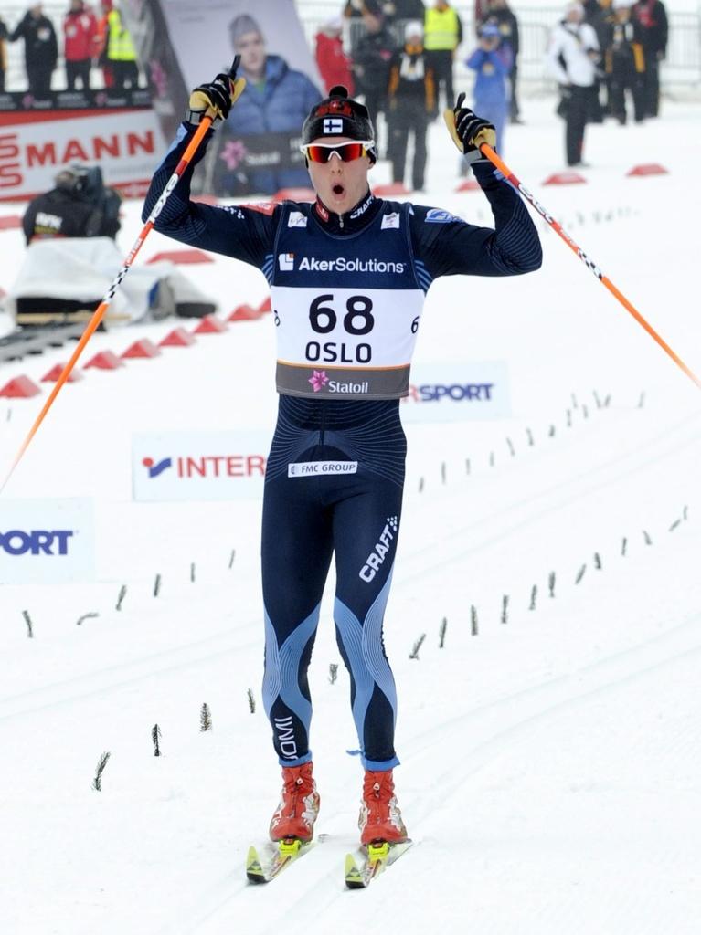 Heikkinen avait décroché le bronze à deux reprises (15 km et relais) aux Mondiaux de Liberec en 2009. [KEYSTONE - Grzegorz Momot]