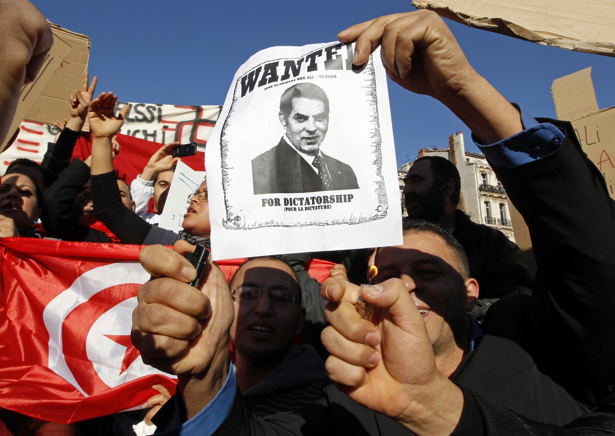 Le président Ben Ali a fui la Tunisie le 14 janvier 2011 pour se réfugier en Arabie saoudite. [REUTERS - Jean-Paul Pelissier]