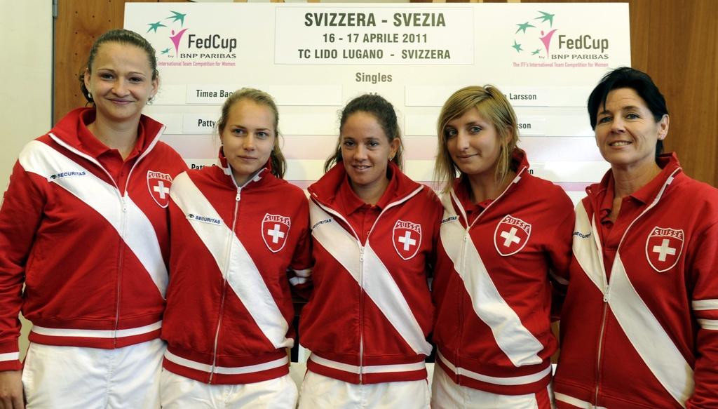 Suisse FedCup.JPG [KEYSTONE - KARL MATHIS]