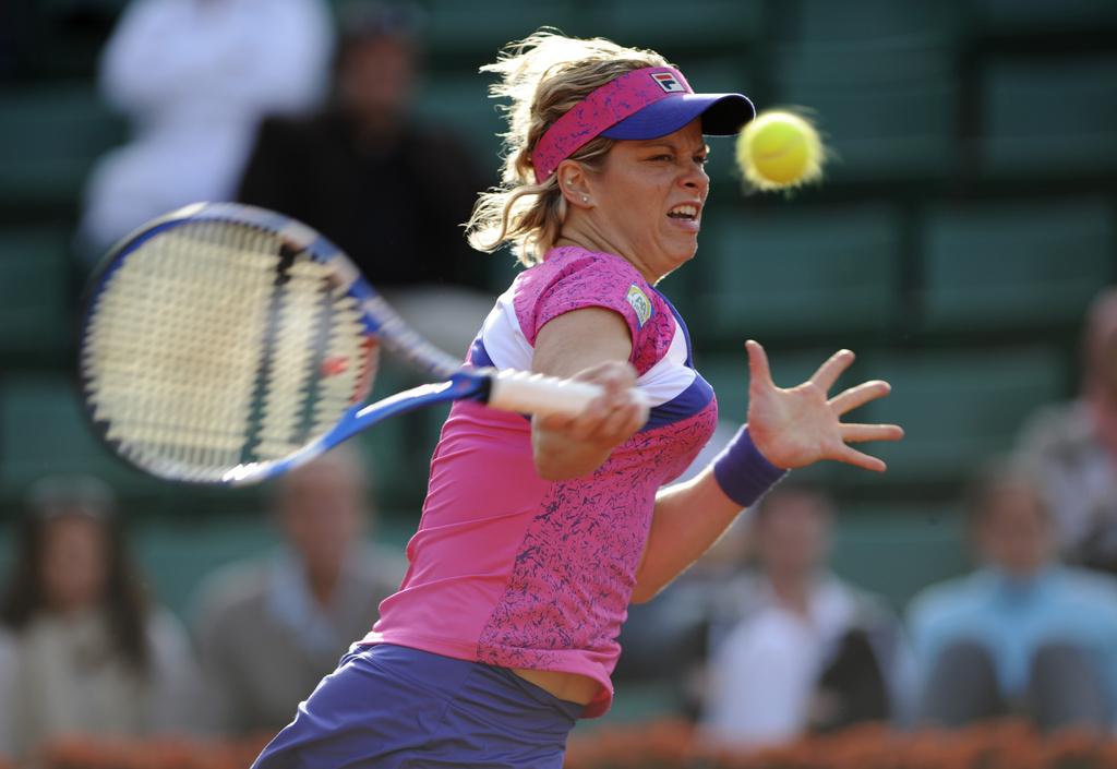 Kim Clijsters n'avait plus joué à Roland-Garros depuis 2006. [Keystone - Laurent Baheux]