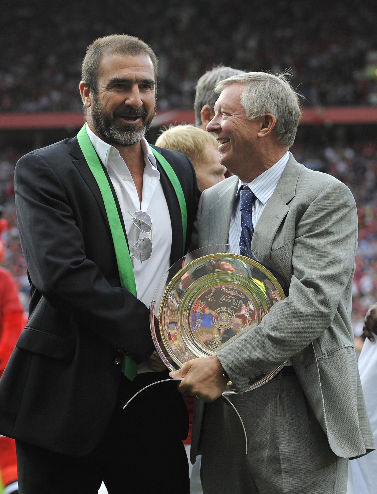 Eric Cantona, l'un des mythiques no7 de ManU sous Sir Alex. [Reuters - Nigel Roddis]