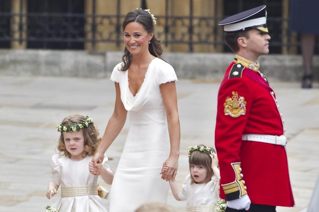 Pippa en arriverait presque à voler la vedette à sa soeur Kate. [KEYSTONE - Ian Langsdon]