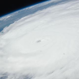 L'ouragan Irene, photographié par l'ISS. [nasa]
