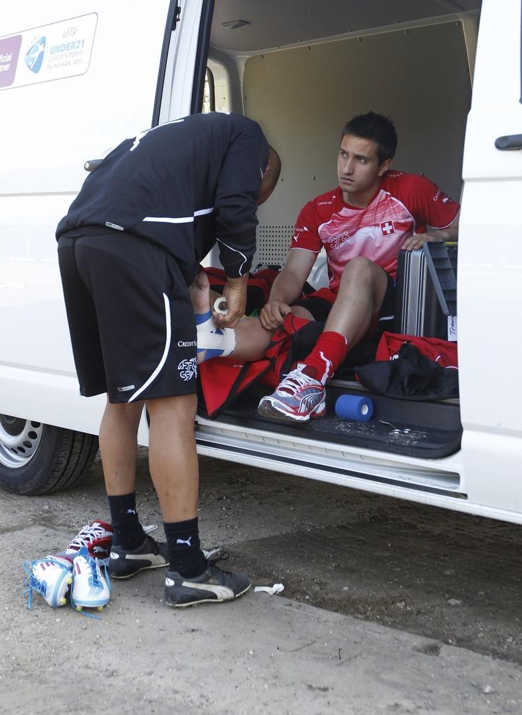 Mario Gavranovic revient d'une blessure à la cheville droite et se dit en pleine possession de ses moyens [KEYSTONE - PETER KLAUNZER]