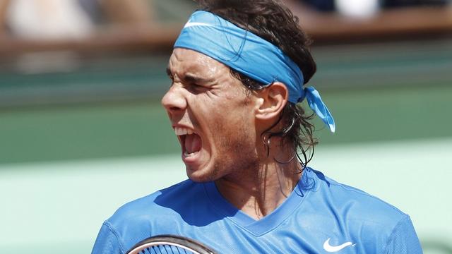 Nadal s'est montré le plus solide lors des longs échanges. [Guillaume Horcajuelo]