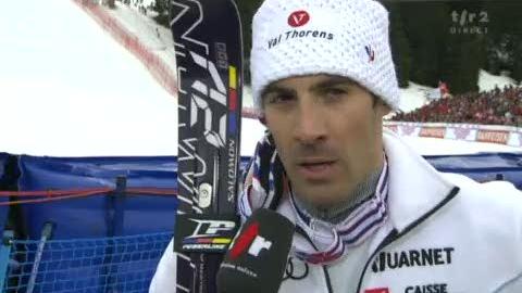 Ski Alpin / Descente Messieurs Lenzerheide : meilleur temps et 1e victoire en Coupe du Monde pour le français Adrien Theaux