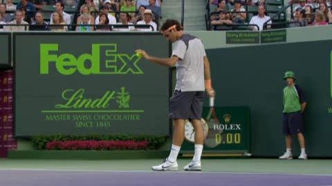 Tennis / Miami (finale): Nadal – Federer. Le Suisse débute par un ace! Puis un superbe échange! Federer commence bien. Mais Nadal réplique sèchement. Du haut niveau
