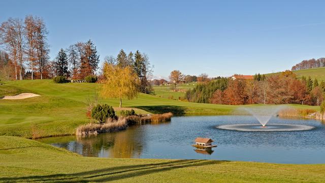 Une vue du golf de la Gruyère. [Marc Brodard]