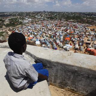 Les taux de mortalité parmi les enfants de moins de cinq ans à Mogadiscio sont extrêmement élevés, selon l'ONU. [DAI KUROKAWA]