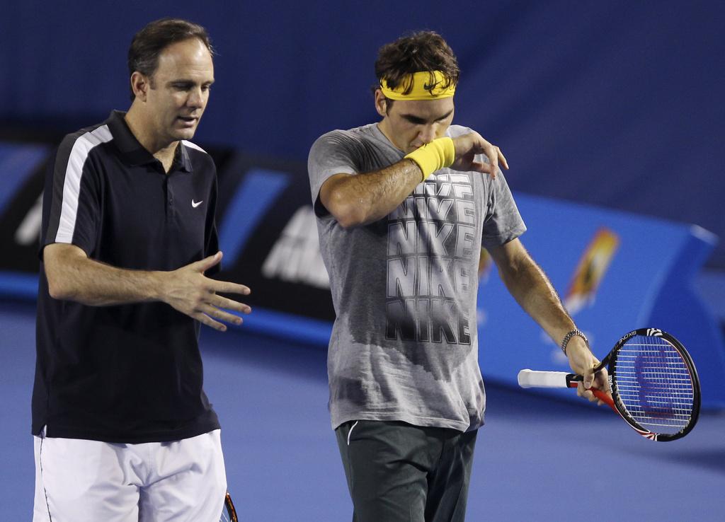 Paul Annacone espère emmener Federer vers un 5e titre en Australie. [KEYSTONE - Mark Baker]