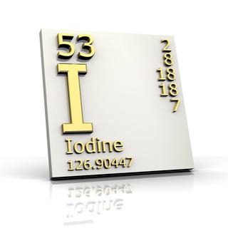 Iode, élément chimique no 53.