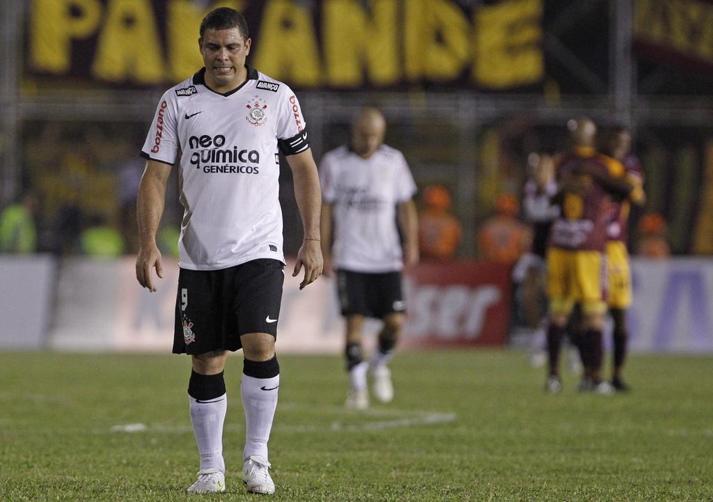 "O Fenomeno" a remporté la Coupe du Brésil et le championnat de Sao Paulo en 2009 avec les Corinthians. [KEYSTONE - Fernando Vergara]