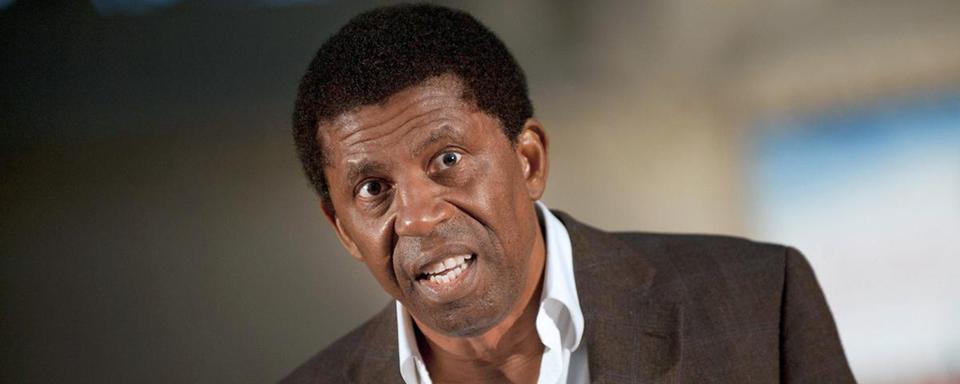 L’écrivain haïtien Dany Laferrière. [Bertrand Langlois]