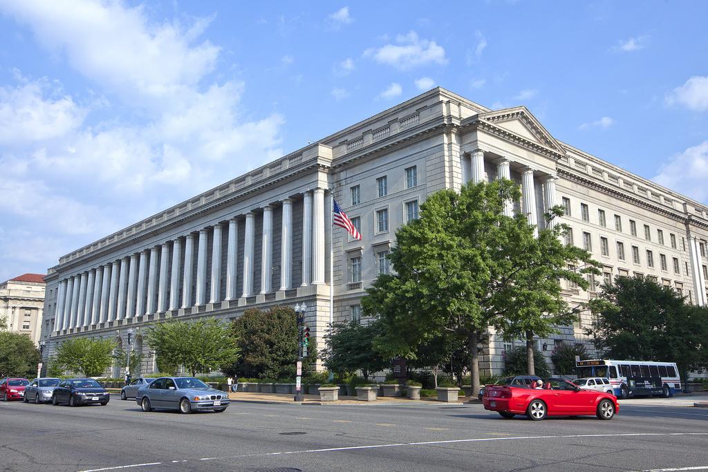 Le fisc américain (IRS), dont le siège est à Washington. [Martin Ruetschi]