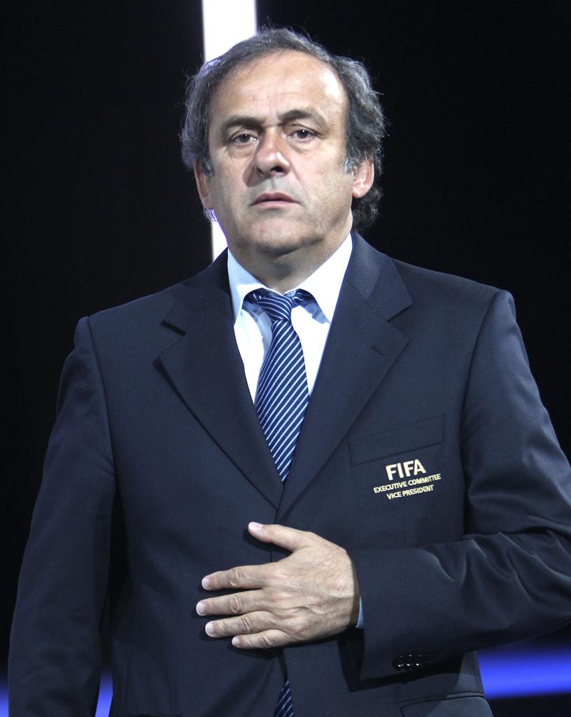 Michel Platini avait annoncé que Sion allait au devant de problèmes. [KEYSTONE - Michael Probst]