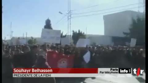 Tunisie: malgré les arrestations et la répression des manifestations, la population continue à descendre dans la rue
