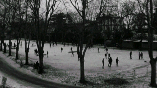 Patinoire à Neuchâtel [TSR 1964]