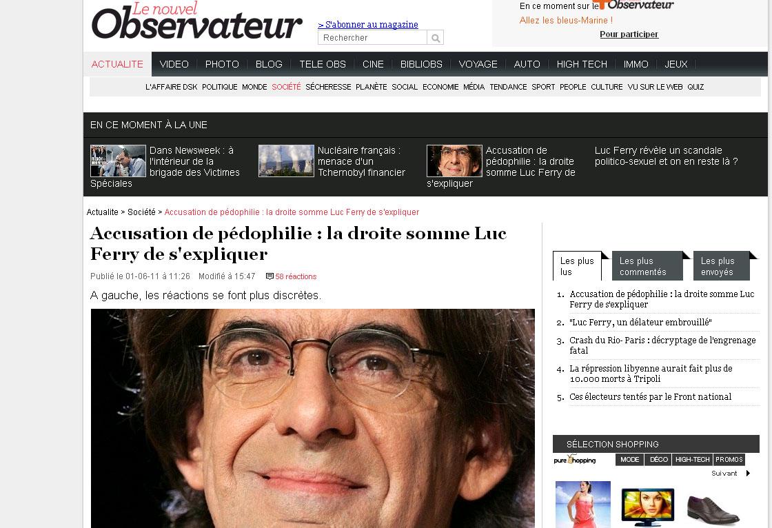 le site du nouvel Observateur