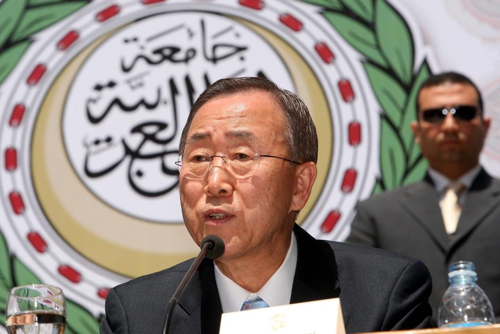 Le secrétaire général de l'ONU a appelé jeudi à un "cessez-le-feu immédiat". [KEYSTONE - Khaled Elfiqi]