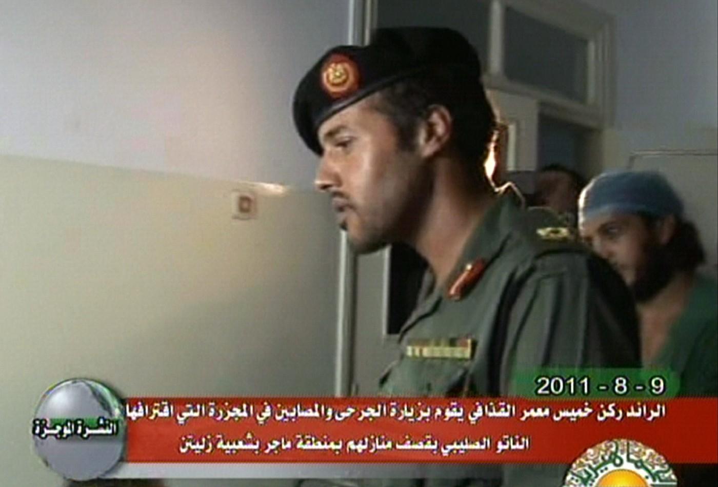 Khamis Khadafi n'était pas le plus connus des enfants de Mouammar Kadhafi. [Libyan TV]