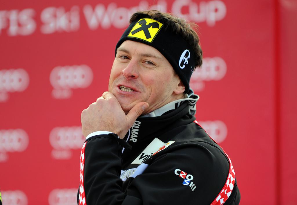 Ivica Kostelic n'a pas obtenu la modification du "saut à Grugger", malgré son statut de no1 mondial. [Keystone - Giovanni Auletta]