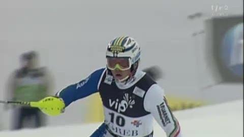 Ski alpin / slalom de Zagreb: l'Italien Giuliano Razzoli réalise le meilleur chrono de la 1re manche