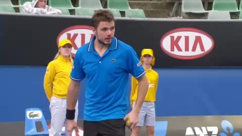 Tennis / Open d'Australie: Wawrinka bat Teymuraz Gabashvili (RUS) en 3 sets secs