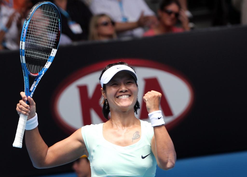 Li Na va disputer sa 2e demi-finale de rang à Melbourne. [KEYSTONE - Barbara Walton]