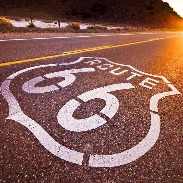 La mythique Route 66 traverse 8 états américains. [Charles Jacques]