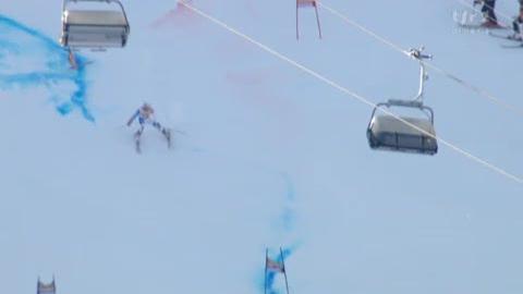 Ski alpin / géant d'Adelboden: la 2e manche de Carlo Janka. Le Suisse commence fort, puis...