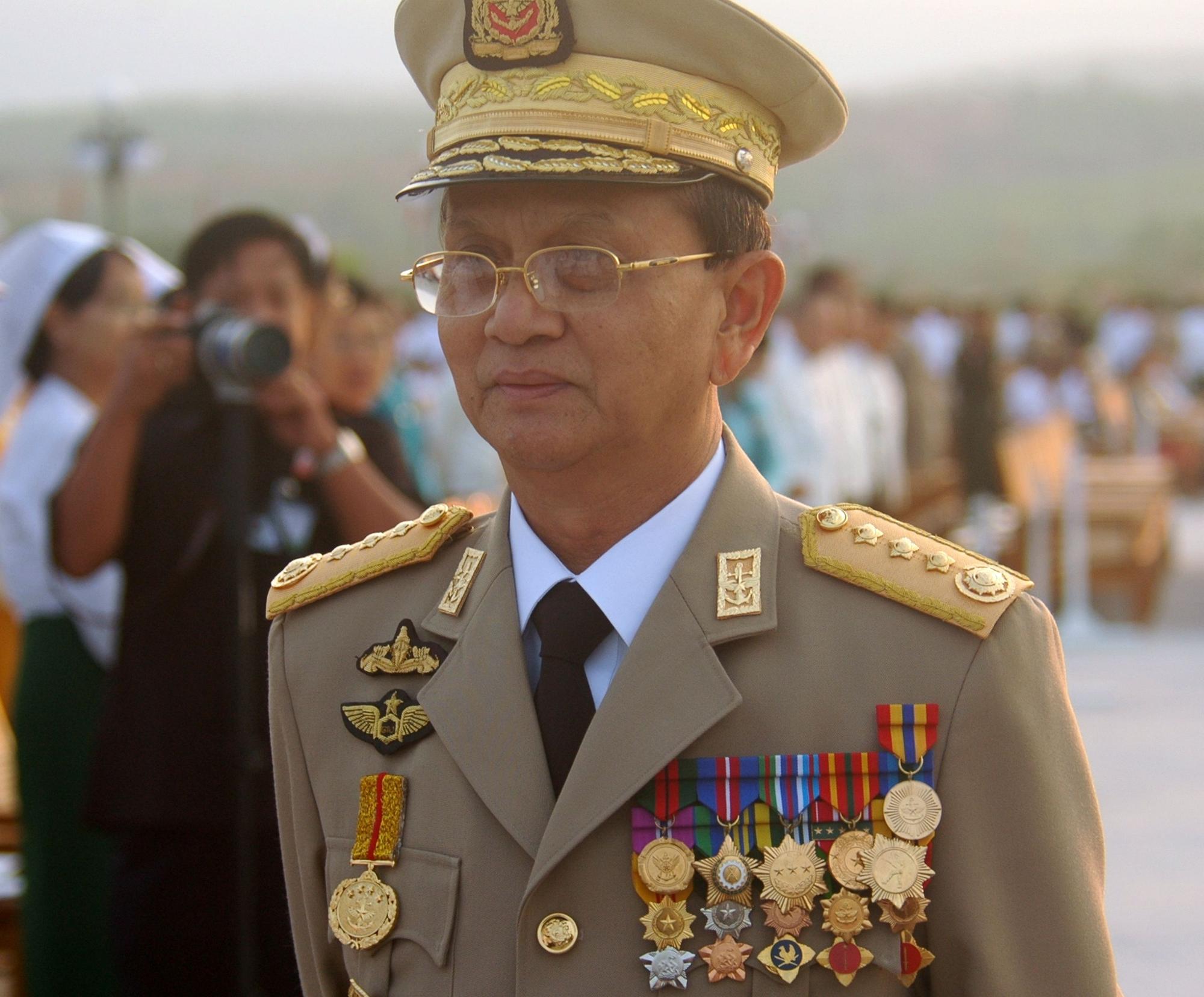 Le Premier ministre Thein Sein, ancien officier supérieur de l'armée âgé de 65 ans, avait été désigné président en février. [EyePress News]