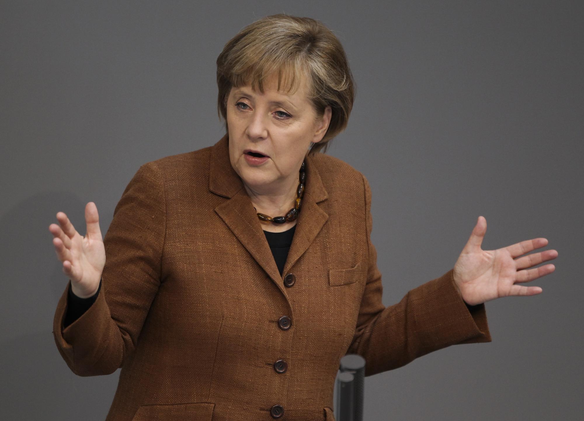 Le revirement d'Angela Merkel sur le nucléaire a été perçu comme une manoeuvre politique par les citoyens. [Fabrizio Bensch]