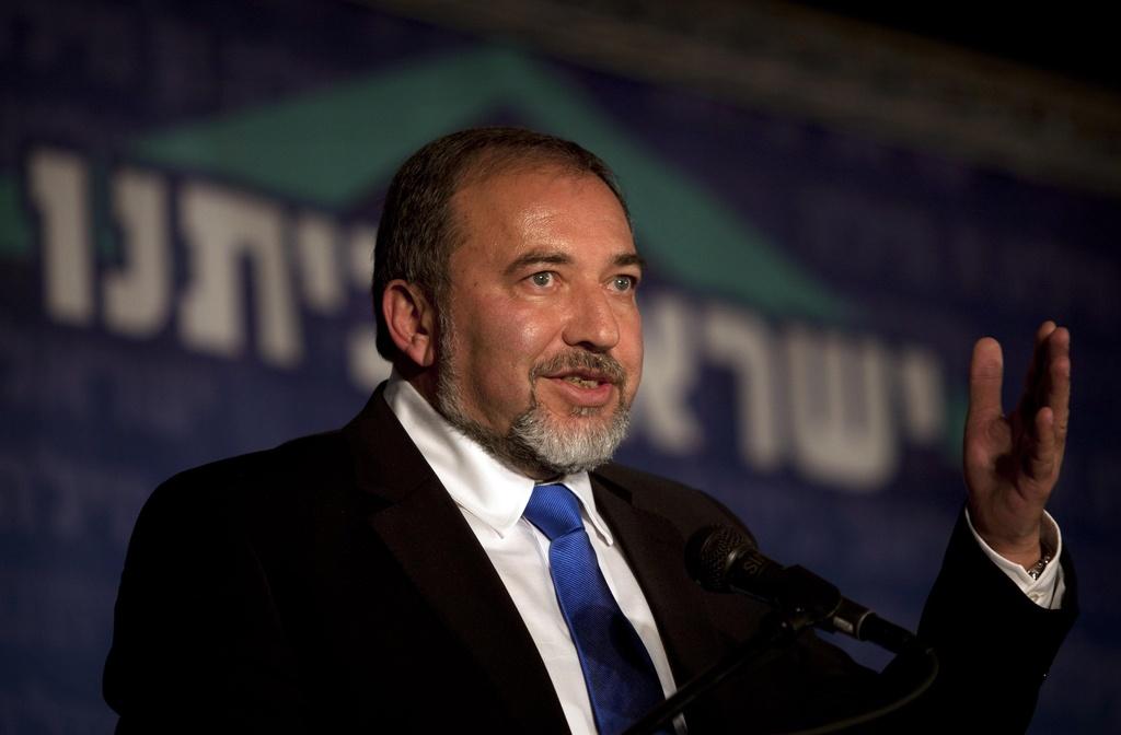 Le ministre des Affaires étrangères israëlien Avigdor Lieberman. [KEYSTONE - Sebastian Scheiner]