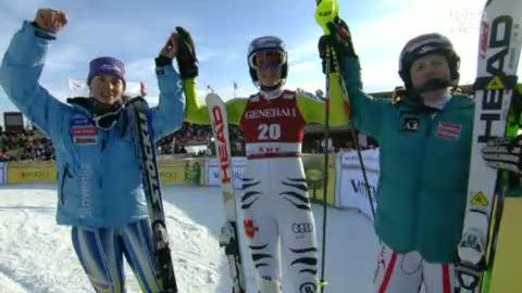 Ski alpin / super-combiné Are (SUE): 2e du slalom comme du super-G, Maria Riesch s'impose. Lindsey Vonn rétrograde de la 1re à la 6e places