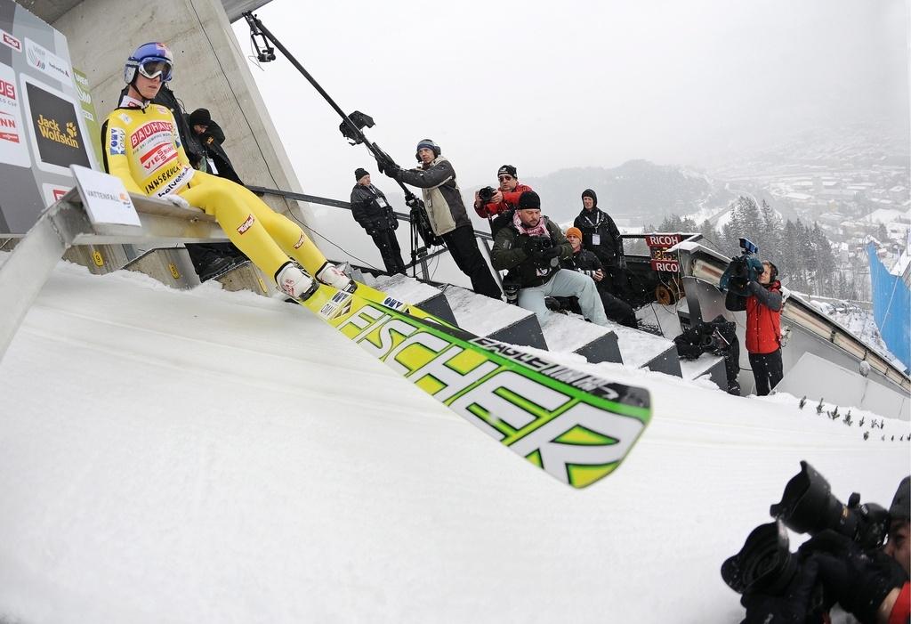 Avec 129m5, Morgenstern a réussi le meilleur saut de la journée. [Barbara Gindl]