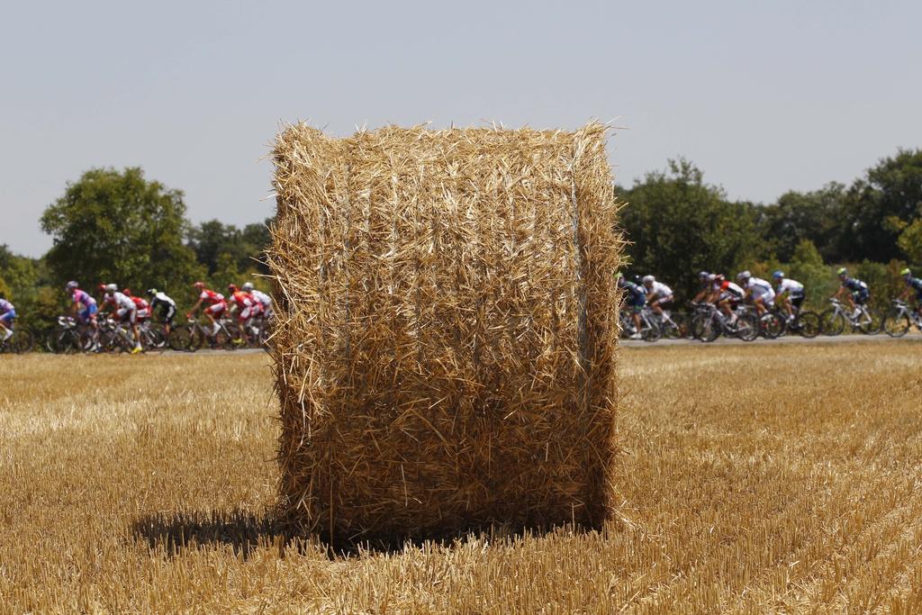 Tyler Farrar a pris "foin" de s'imposer le jour d'"Independence Day"... [Keystone - Christophe Ena]