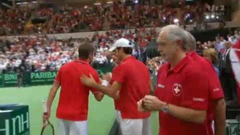 Tennis / Coupe Davis (Suisse-Portugal): Wawrinka remporte son match face à Frederico Gil Roger en 3 manches et 2h08 de jeu