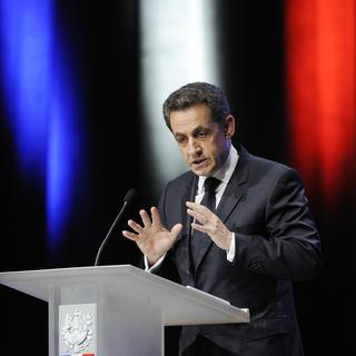 Nicolas Sarkozy a prôné une union forte entre la France et l'Allemagne. [Eric Feferberg]