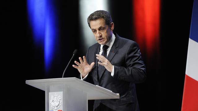 Nicolas Sarkozy a prôné une union forte entre la France et l'Allemagne. [Eric Feferberg]