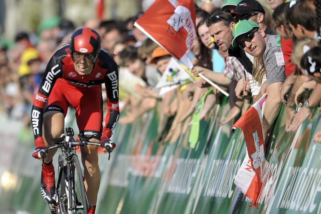 Steve Morabito a été le meilleur Suisses dans les rues de Martigny. [Keystone - Dominic Favre]