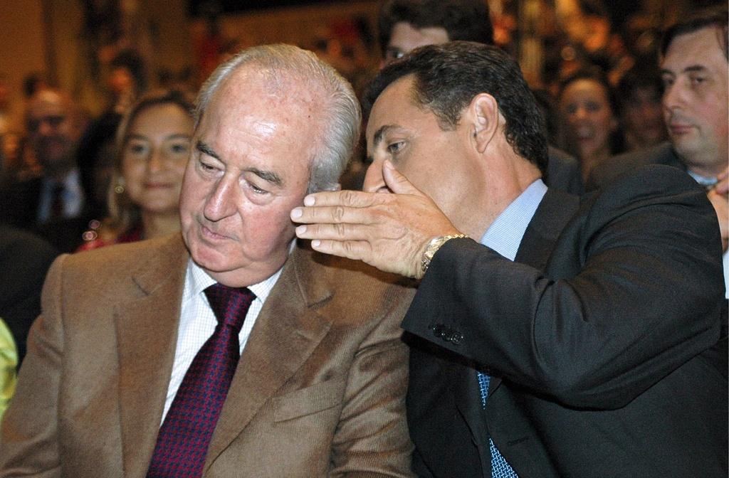 Nicolas Bazire était le directeur de la campagne d'Edouard Balladur en 1995, alors que Nicolas Sarkozy en était le porte-parole. [CHRISTOPHE MORIN]