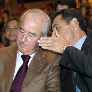 Nicolas Bazire était le directeur de la campagne d'Edouard Balladur en 1995, alors que Nicolas Sarkozy en était le porte-parole. [CHRISTOPHE MORIN]