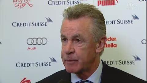 Eliminatoires Euro 2012: SUI-BUL: Retrouvez l'interview de l'entraîneur Ottmar Hitzfeld, juste après le match.