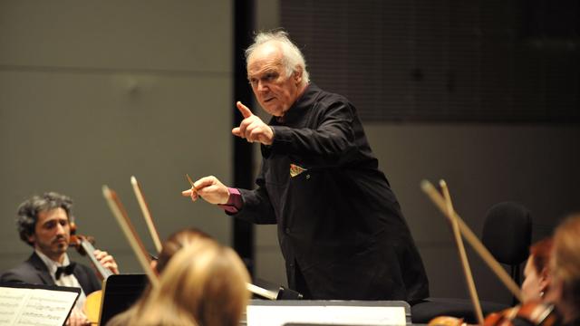 Le chef de choeur Michel Corboz participait il y a deux ans au festival "Folle Journée" de Nantes avec l'ensemble vocal et instrumental de Lausanne. [Frank Perry]