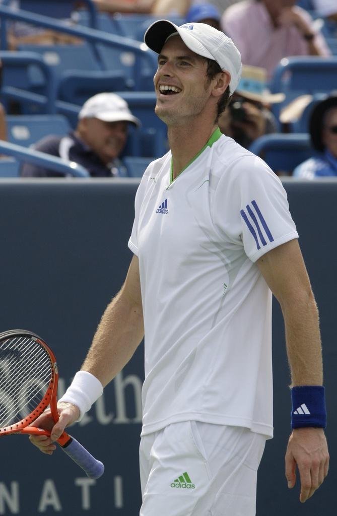 Avec ce titre, Murray fait le plein de confiance à une semaine de l'US Open. [KEYSTONE - Al Behrman]