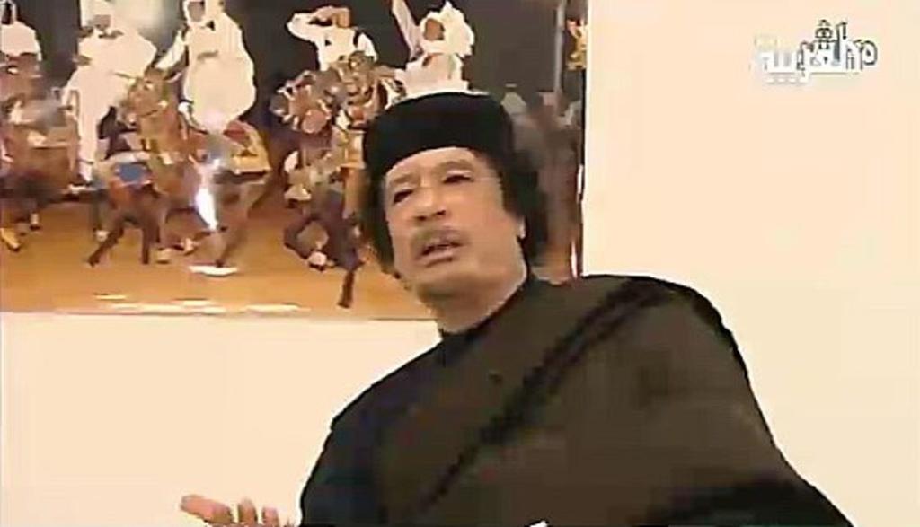 Mouammar Kadhafi réclamait des négociations sans condition. [KEYSTONE - AL ARABIYA / HANDOUT]