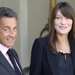 Nicolas Sarkozy et Carla Bruni-Sarkozy sont les parents d'une petite Giulia. [Michel Euler]