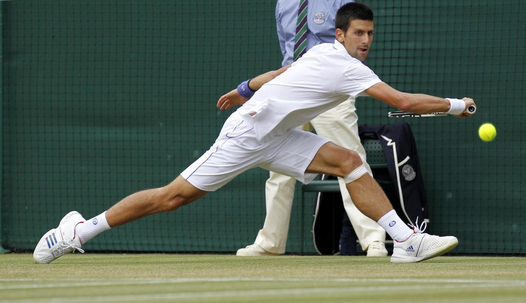 Djokovic serait assurer de devenir no1 mondial s'il bat Tsonga. [KEYSTONE - Anja Niedringhaus]